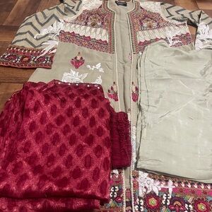 Sana safinaz Embroidered Ethnic gown